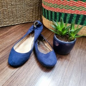 Mossimo Blue Suede Flats
